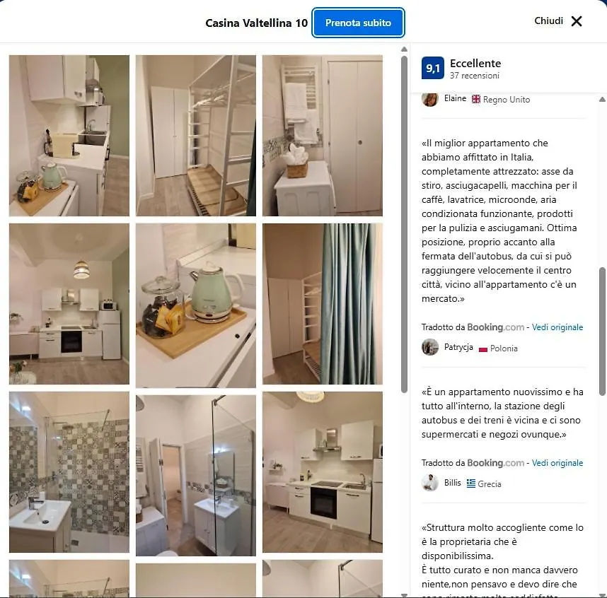 Prázdninový dům Vila Casina Valtellina Řím